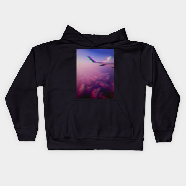 Vaporwave E-Boy Grunge Aesthetic Kids Hoodie by SWAPdesign